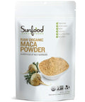 Sunfood SuperFoods Raw Organic Maca Powder - 8 oz | Vegan Black Market