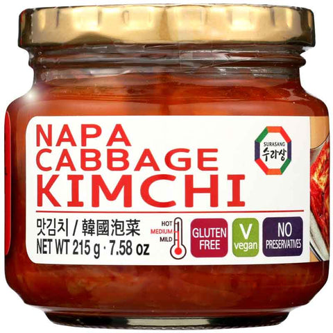 Surasang Napa Cabbage Kimchi - 7.58 oz | Vegan Black Market