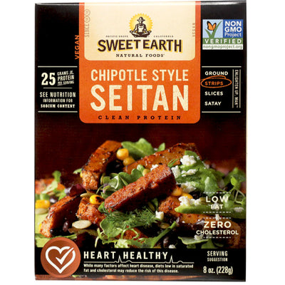 Sweet Earth Chipotle Style Seitan Slices- 8 oz.