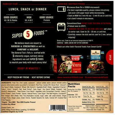 Sweet Earth General Tso's Tofu Frozen  - 9 oz.