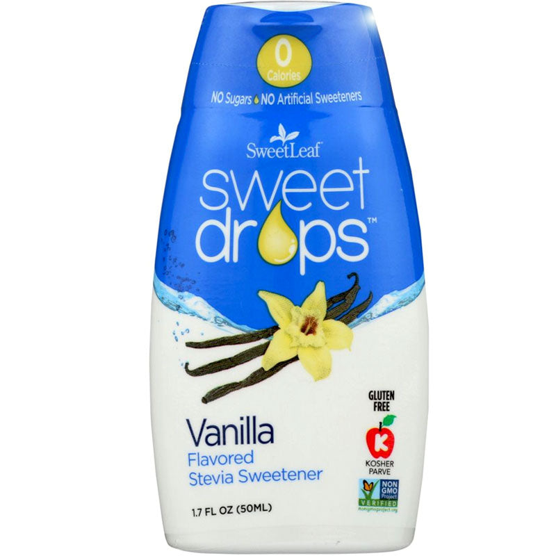 Sweetleaf Sweet Drops Flavored Stevia Sweetener Vanilla- 1.7 oz.