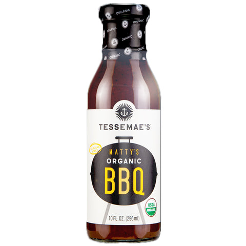 Tessemae's Organic No Sugar Added BBQ Sauce  - 10 fl oz