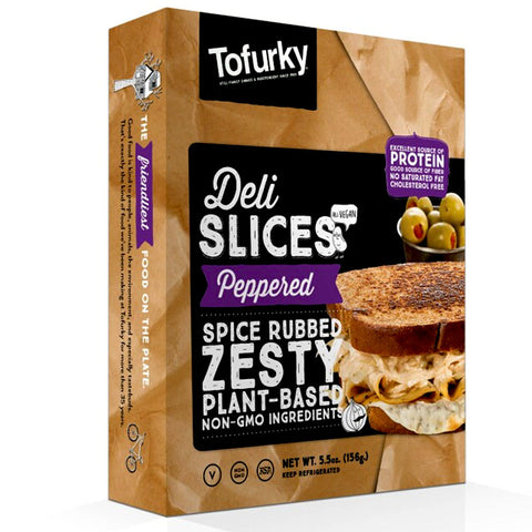 Tofurky Vegan Peppered Deli Slices - 5.5 oz.