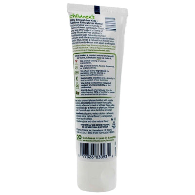 Tom's of Maine Silly Strawberry Fluoride Free Natural Children's Toothpaste - 4.2 oz