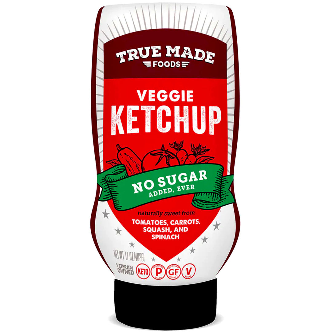 Veggie Ketchup True Made Foods Vegan No Added Sugar Ketchup