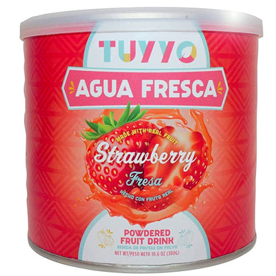 Tuyyo Agua Fresca Strawberry Powdered Fruit Drink - 10.6 oz.