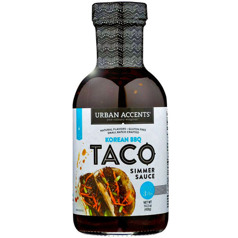 Urban Accents Korean BBQ Taco Simmer Sauce -14.3 oz