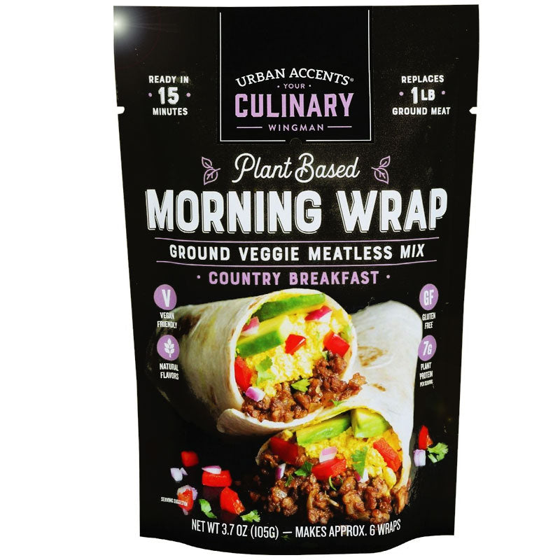 Urban Accents Morning Wrap Meatless Mix Country Breakfast - 3.7 oz.