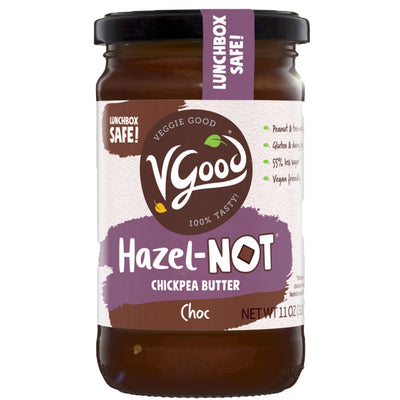 VGood HazelNOT Choc Chickpea Butter Spread - 11 oz. | Vgood | Vegan Black Market