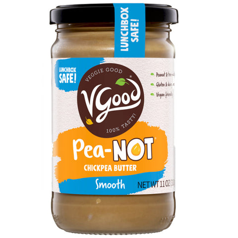 VGood PeaNOT Chickpea Butter Smooth Spread - 11 oz. | Vegan Black Market
