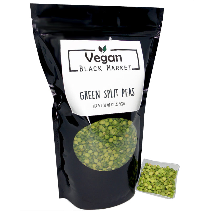 Premium Green Split Peas 32 oz. by Vegan Black Market