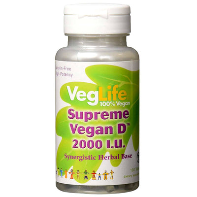 Veglife Supreme Vegan D 2000Iu - 100 Tablets