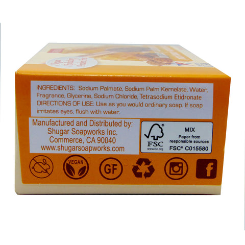 Venezia Plant Based Vegan Honey Almond Scented Soap Bar - 6.25 oz.