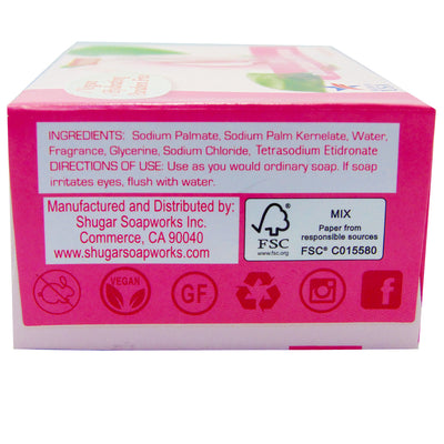 Venezia Plant Based Vegan Rose Scented Soap Bar - 6.25 oz.