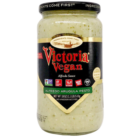 Victoria Fine Foods Arugula Pesto Vegan Alfredo Sauce - 18 oz.