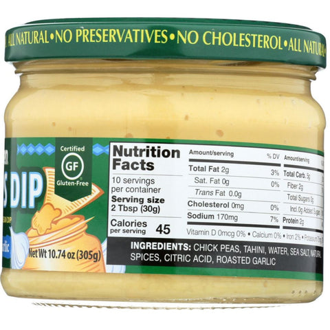 Wild Garden Hummus Dip Roasted Garlic - 10.74 oz.