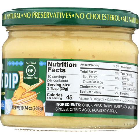 Wild Garden Hummus Dip Roasted Garlic - 10.74 oz.