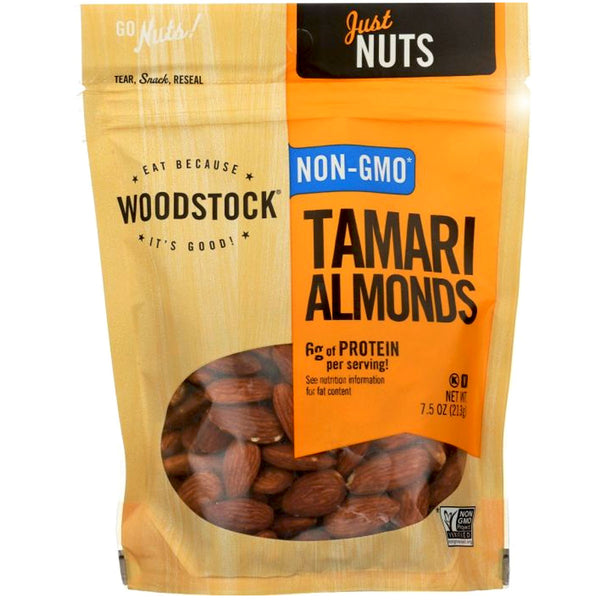 Tamari Almonds Tamari Flavoured Almonds Woodstock Nuts Vegan