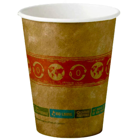 World Centric 12 oz. Compostable Hot Drink Paper Cups- 20 ct. | Vegan Black Market