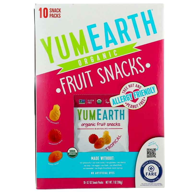 YumEarth Organic Tropical Fruit Snacks - 7 oz.
