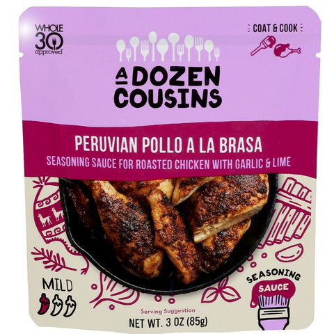 A Dozen Cousins Peruvian Pollo A La Brasa Seasoning Sauce - 3 oz | Vegan Black Market