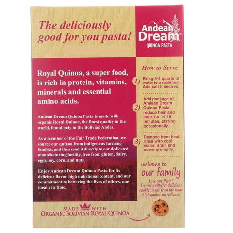 Andean Dream Qunioa Pasta Organic Fusilli - 8 oz.