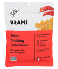 Brami Italian Snacking Lupini Beans Hot Chili Peppers -  5.3 oz | Brami | Vegan Black Market