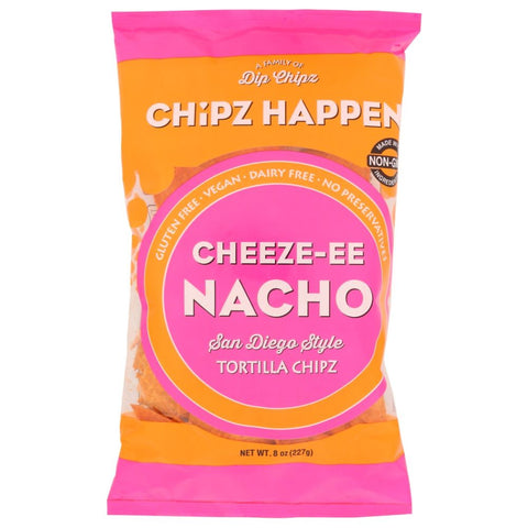 Chipz Happen Cheeze-ee Nacho San Diego Style Tortilla Chipz - 8 oz