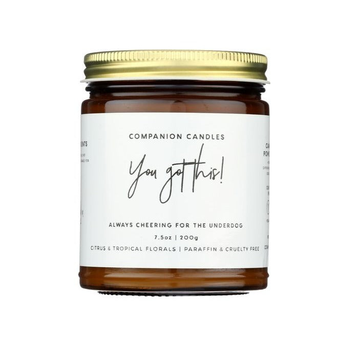 Companion Candles You Got This!  Always Cheering For The Underdog - 7.5 oz | Vegan Black Market 