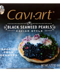 Season Caviart Black Seaweed Pearls Vegan Caviar - 1.75 oz. Caviart Black Seaweed Pearls | Caviart Vegan Caviar | Caviart Seaweed Caviar | Caviart