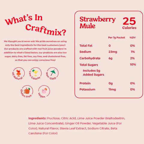 Craftmix Strawberry Mule Mix - 12 ct.
