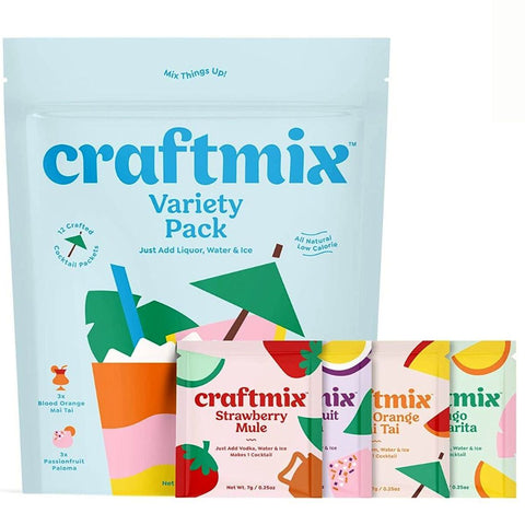 Craftmix Variety Pack 4 Cocktail Mixers - 12 ct. Craftmix Variety Pack | Craftmix | Craftmix Cocktail Mix | Craft Mix Cocktails