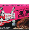 Dave's Killer Bread Organic Snack Bars Cocoa Brownie Blitz  - 7 oz./4ct. Dave's Killer Bread Snack Bars | Cocoa Brownie Blitz | Dave's Killer Bread Snacks