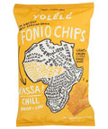Yolele Fonio Chips Yassa! Chili Onion + Lime - 5 oz | Yolele | Vegan Black Market