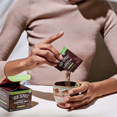 Four Sigmatic Instant Mushroom Coffee Mix With Chaga Defend - 10pkt/0.09oz.