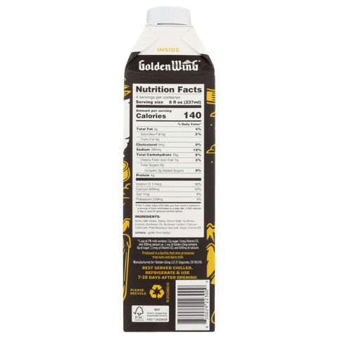 Golden Wing Barley Milk - 32 fl oz