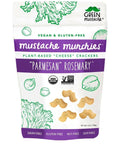 The Green Mustache Munchies |  Green Mustache Snacks | Mustache Munchies The Green Mustache Munchies Parmesan Rosemary - 1 oz.