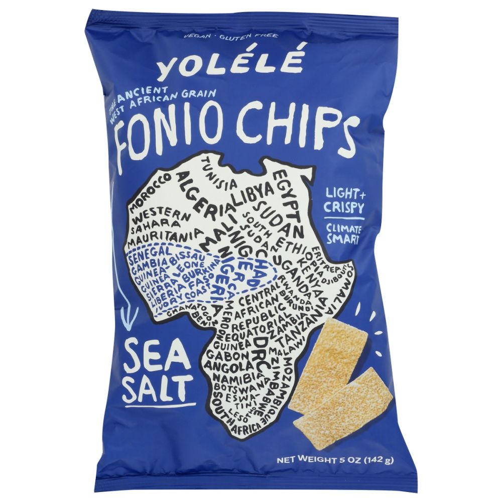 Yolele Fonio Chips Sea Salt - 5 oz | Yolele | Vegan Black Market