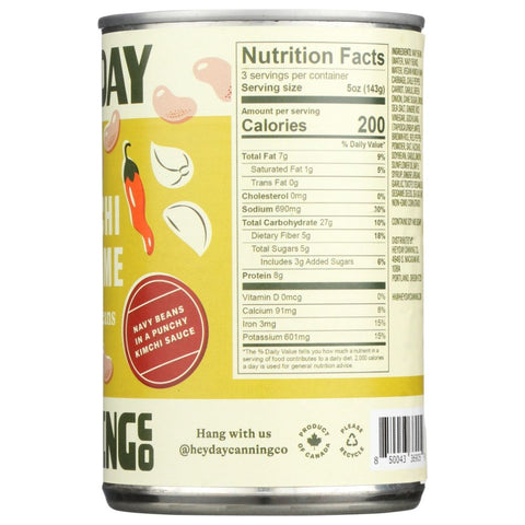 Heyday Canning Co Kimchi Sesame Navy Beans - 15 oz