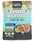 Kitchen & Love Organic Pulled Jackfruit Lightly Seasoned - 8 oz | Vegan Black Market