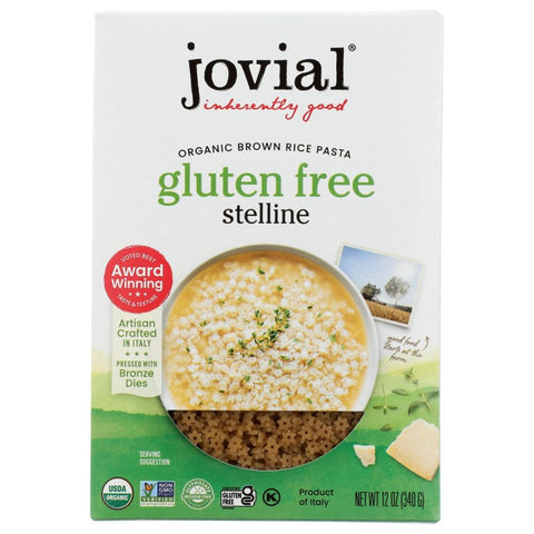 Jovial Gluten Free Stelline Brown Rice Pasta - 12 oz | Jovial | Vegan Black Market