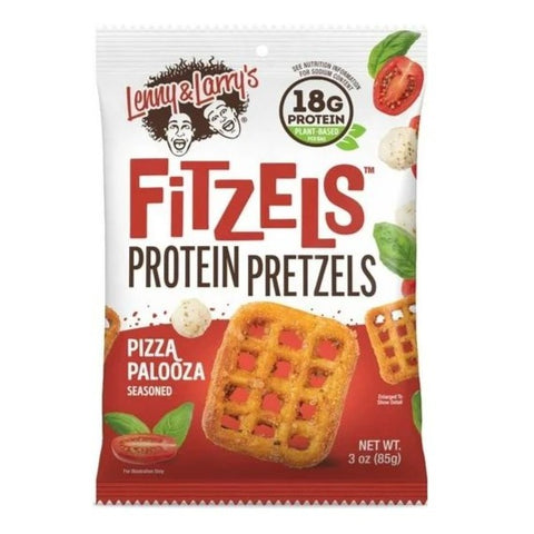Lenny & Larry's Fitzels Pizza Palooza Protein Pretzel - 3 oz | Fitzels | Vegan Black Market