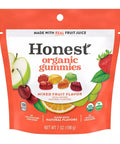 Honest Organic Gummies Mixed Fruit Flavor - 7 oz | Honest | Vegan Black Market