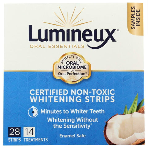 Luminex White Strips | Lumineux Strips | Oralessentials | Oral Essentials White Strips Lumineux Non Toxic Whitening Strips - 28 Strips/14 Treatments
