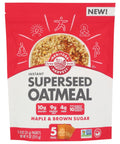 Manitoba Harvest Instant Superseed Oatmeal Maple and Brown Sugar - 9 oz | Vegan Black Market