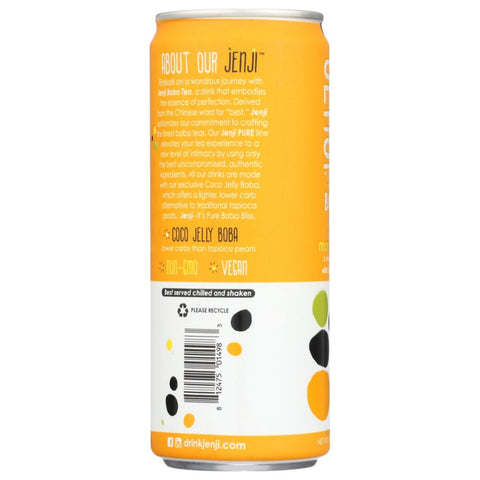 Jenji Pure Boba Tea Mango Latte - 10.8 fo