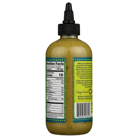 Maya Kaimal Green Chili Sauce - 9.5 oz