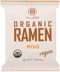 Muso From Japan Organic Ramen Vegan Miso - 4.1 oz. Vegan Miso Ramen | Vegan Ramen Noodles | Vegan Instant Ramen | Muso From Japan