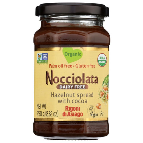 Rigoni Di Asiago Nocciolata Vegan hazelnut Spread - 8.82 oz | Vegan Black Market