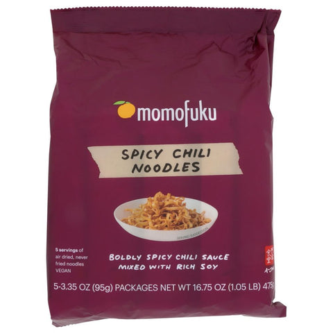 Momofuku Spicy Chili Noodles - 16.75 oz | momofuku chilled spicy noodles | momofuku chili noodles | momofuku noodles | Vegan Black Market